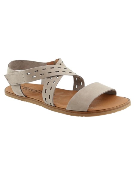 Sandalias barefoot Vivant Alba Nobuck Gris