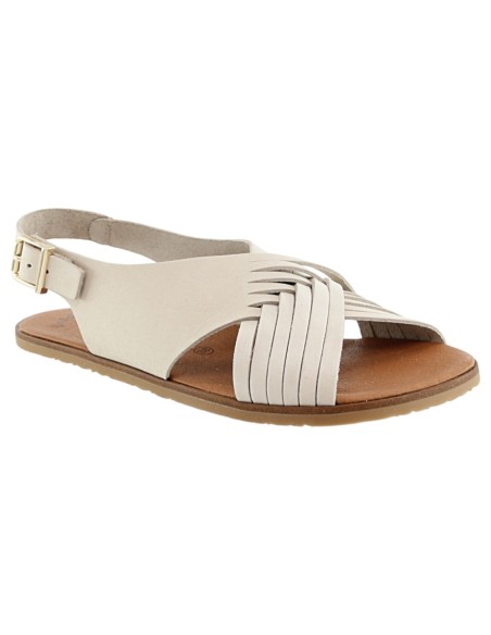 Sandalias barefoot Vivant Dalia Nobuck Hielo