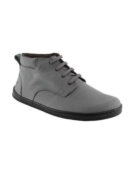 Botines barefoot con cordones Flexi Nens Gris