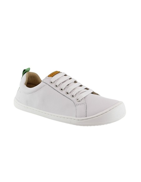 Zapatillas barefoot Flexi Nens S-8410-R Blanco-Verde