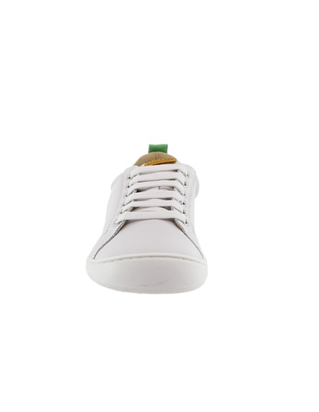 Zapatillas barefoot Flexi Nens S-8410-R Blanco-Verde