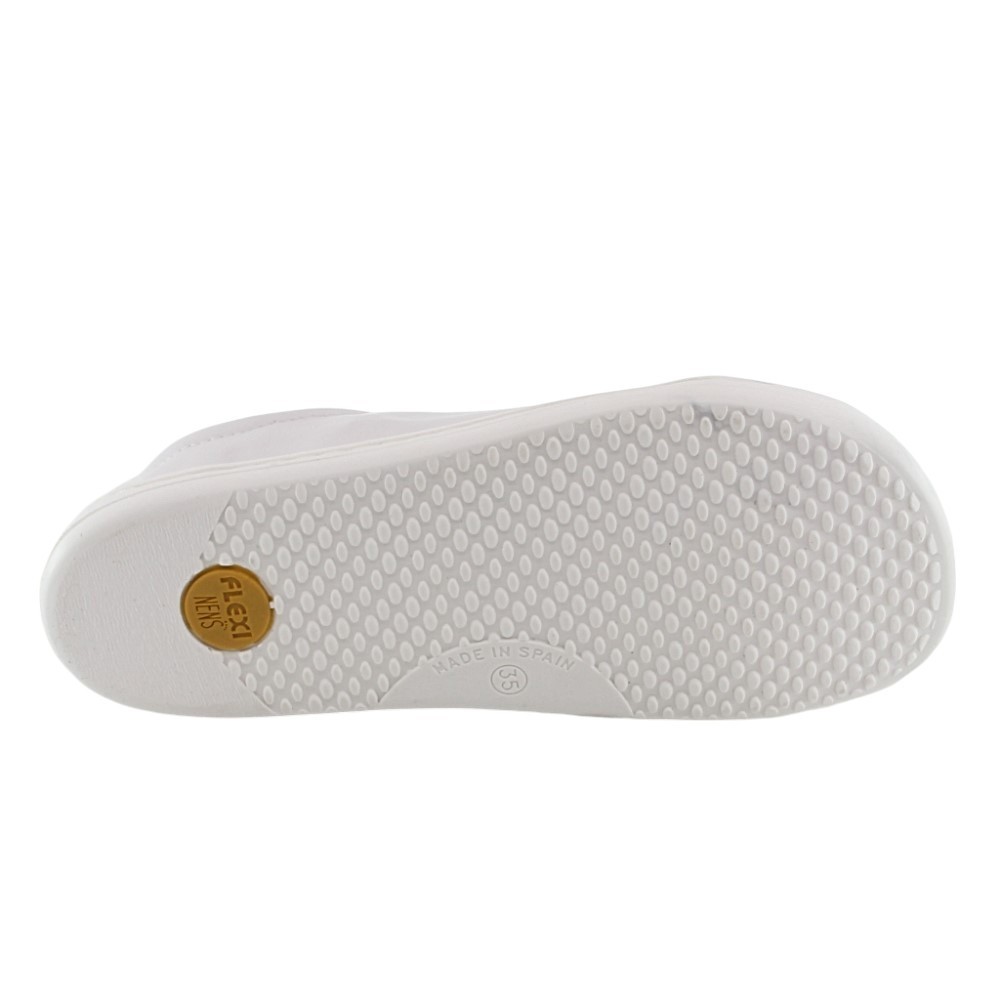 Zapatillas barefoot Flexi Nens S-8410-R Blanco-Verde