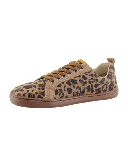 Zapatillas barefoot Flexi Nens 9028-X piso XL Leopardo