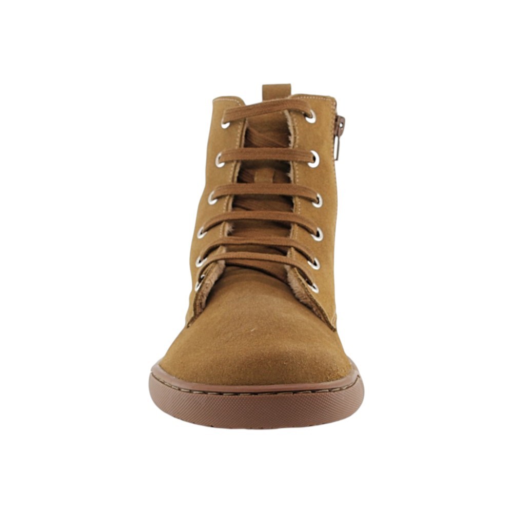 Botas militares barefoot Flexi Nens Forro pelo 9085-X Serraje Sahara