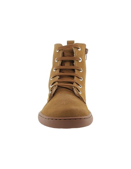 Botas militares barefoot Flexi Nens Forro pelo 9085-X Serraje Sahara