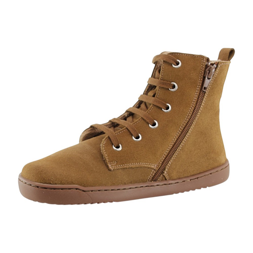 Botas militares barefoot Flexi Nens Forro pelo 9085-X Serraje Sahara