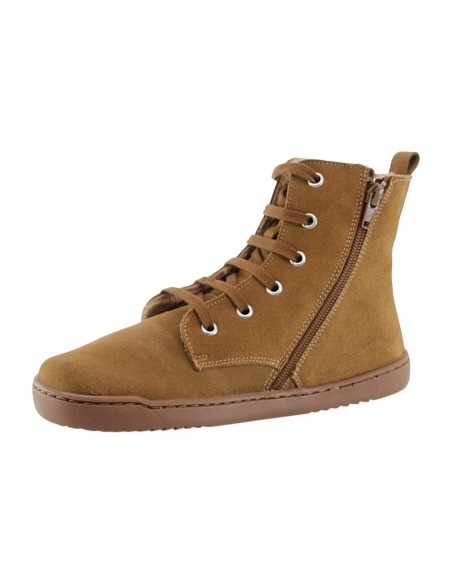 Botas militares barefoot Flexi Nens Forro pelo 9085-X Serraje Sahara