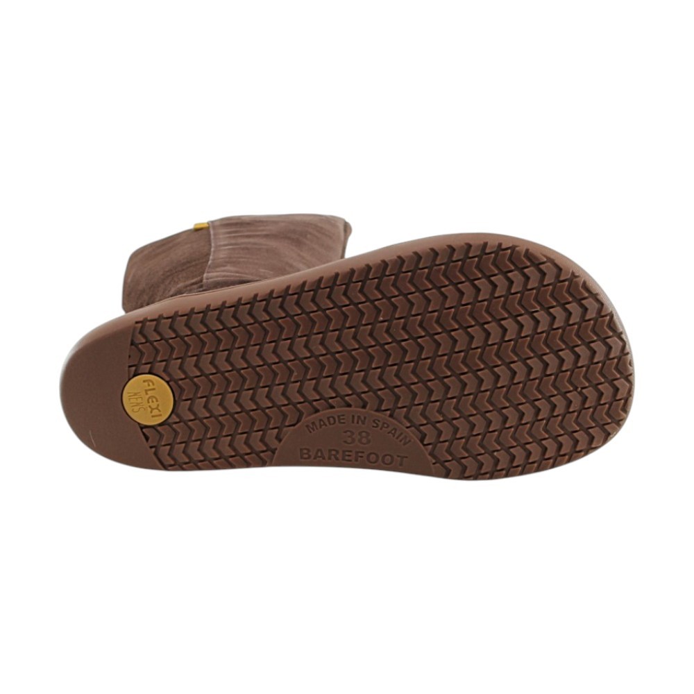 Botas altas barefoot Flexi Nens 9090-X Suela XL Marrón serraje