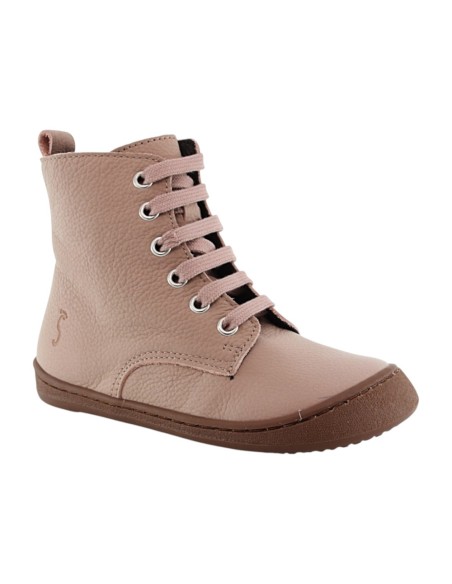 Botas militares barefoot Flexi Nens 9085-R Rosa