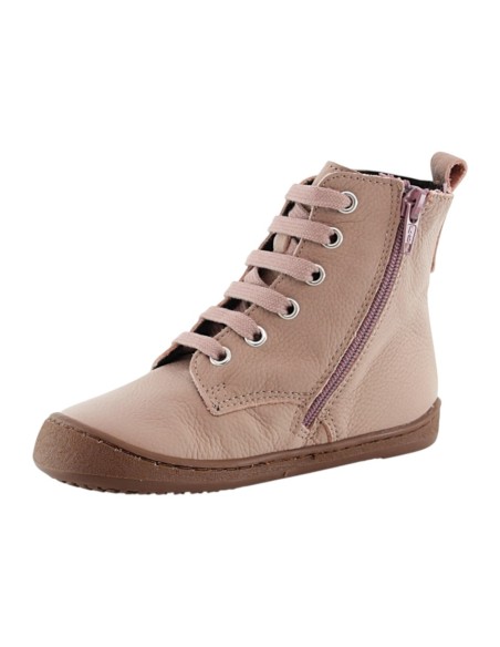 Botas militares barefoot Flexi Nens 9085-R Rosa