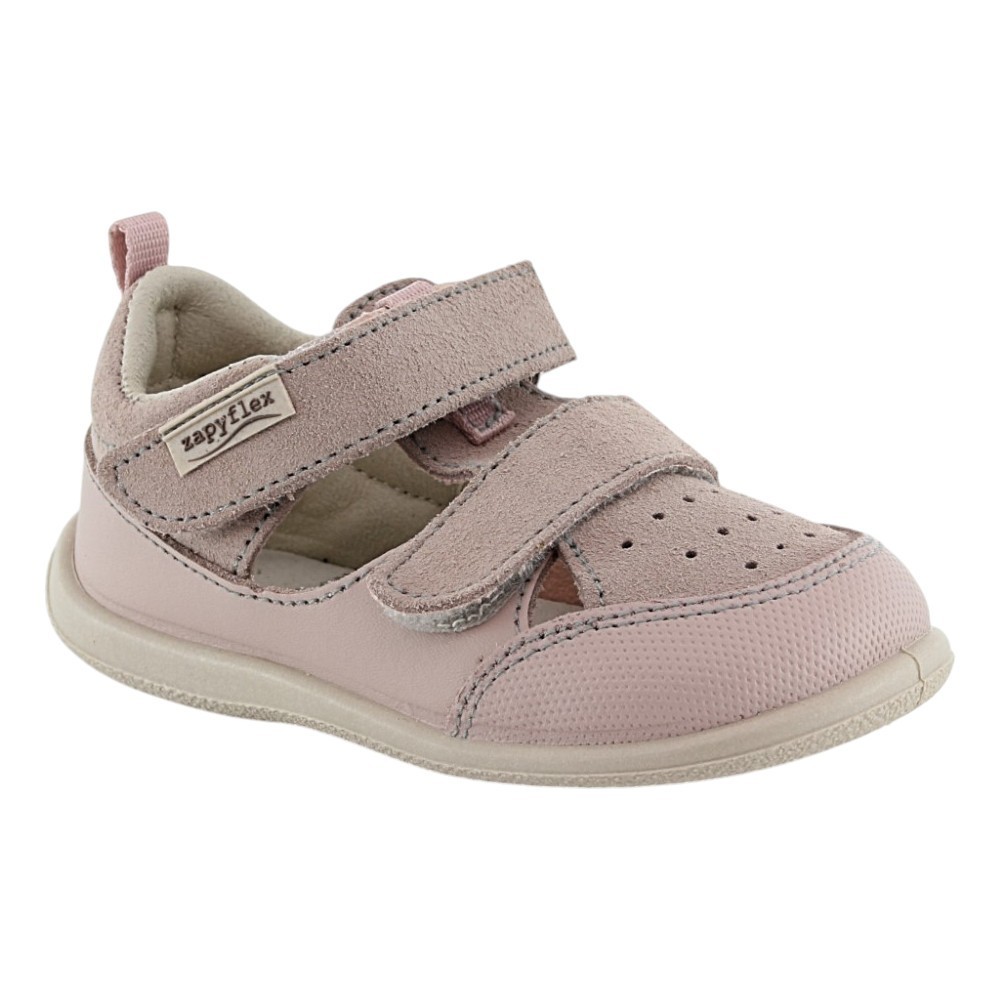 Sandalias respetuosas Zapyflex Doble Velcro Rosa