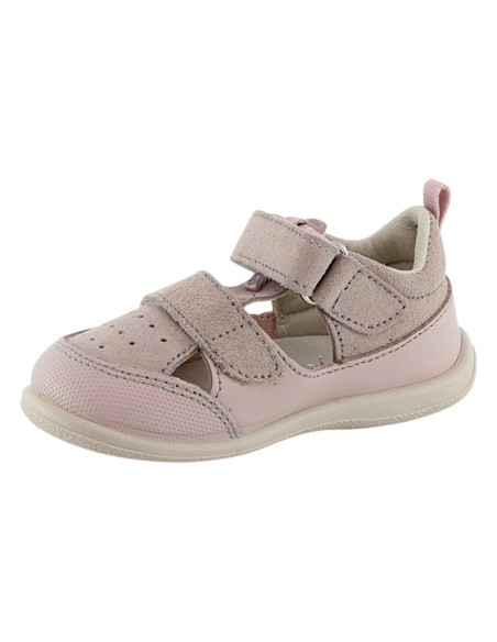 Sandalias respetuosas Zapyflex Doble Velcro Rosa