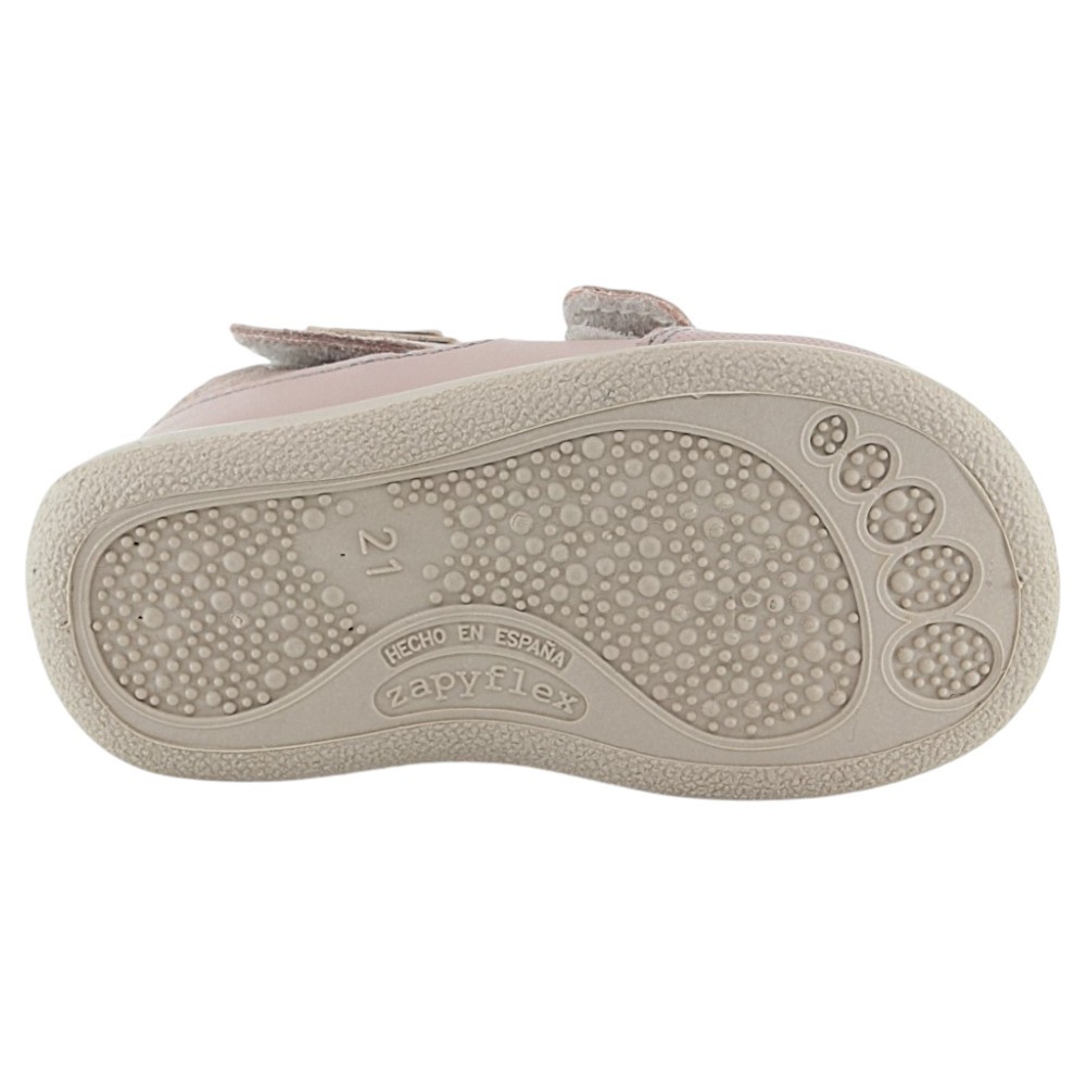 Sandalias respetuosas Zapyflex Doble Velcro Rosa