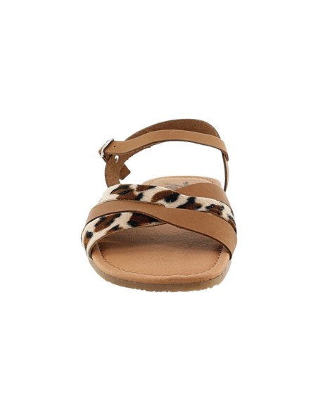 Sandalias barefoot Terreta Jubalcoi Cuero-Leopardo