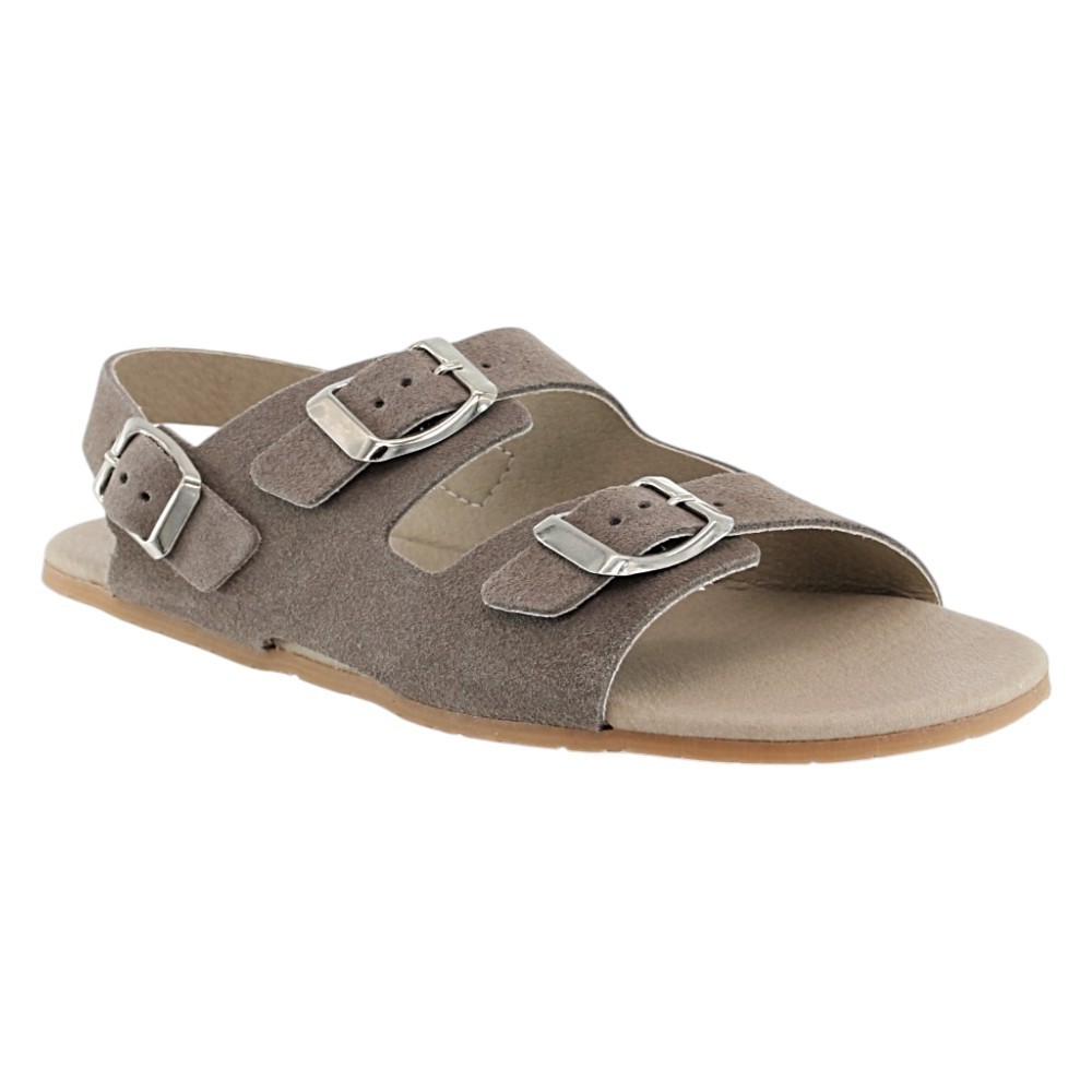 Sandalias barefoot Coqueflex 3 hebillas 1560 Gris