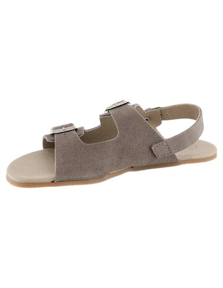 Sandalias barefoot Coqueflex 3 hebillas 1560 Gris