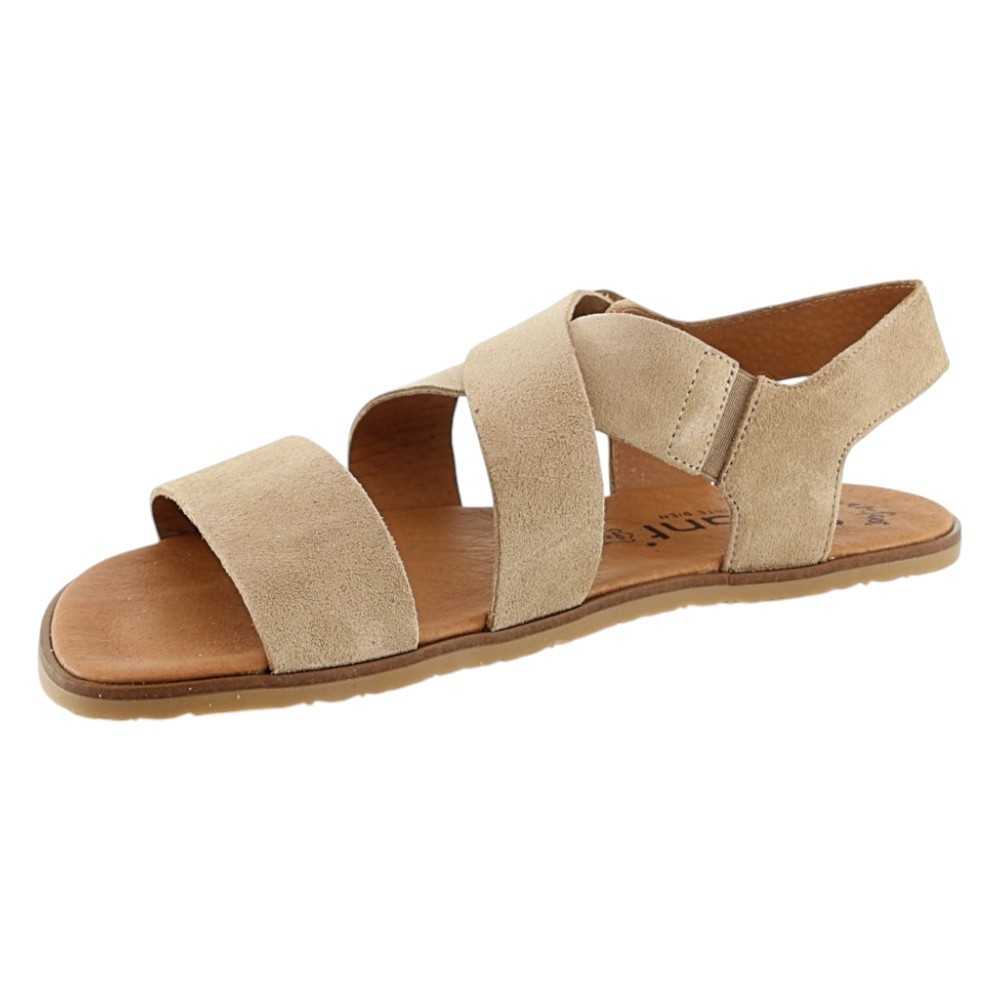 Sandalias barefoot Vivant Lino Camello