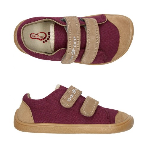 Calzado respetuoso Bar3foot Denver Granate 2