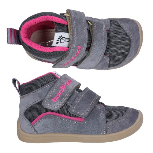 Botines Bar3foot Hydro Gris-Fucsia Water repelent 2