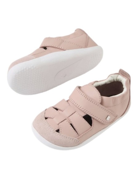 Sandalias primeros pasos Bobux Maris Rosa