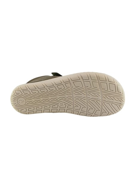 Botines barefoot Coqueflex 15231 Militar elásticos y cremallera