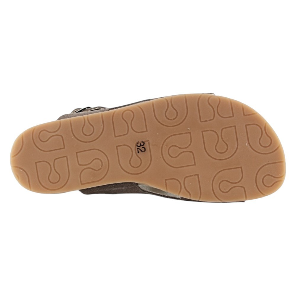 Sandalias barefoot Coqueflex 3 hebillas 1560 Gris