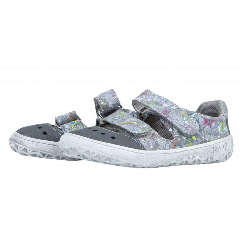 Sandalias barefoot Jonap Fella Gris Mariposas
