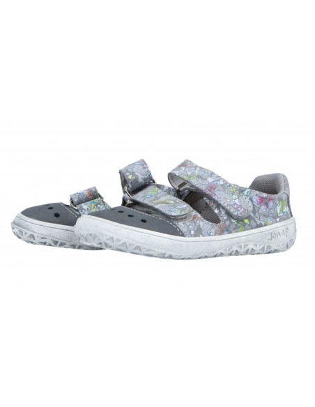 Sandalias barefoot Jonap Fella Gris Mariposas