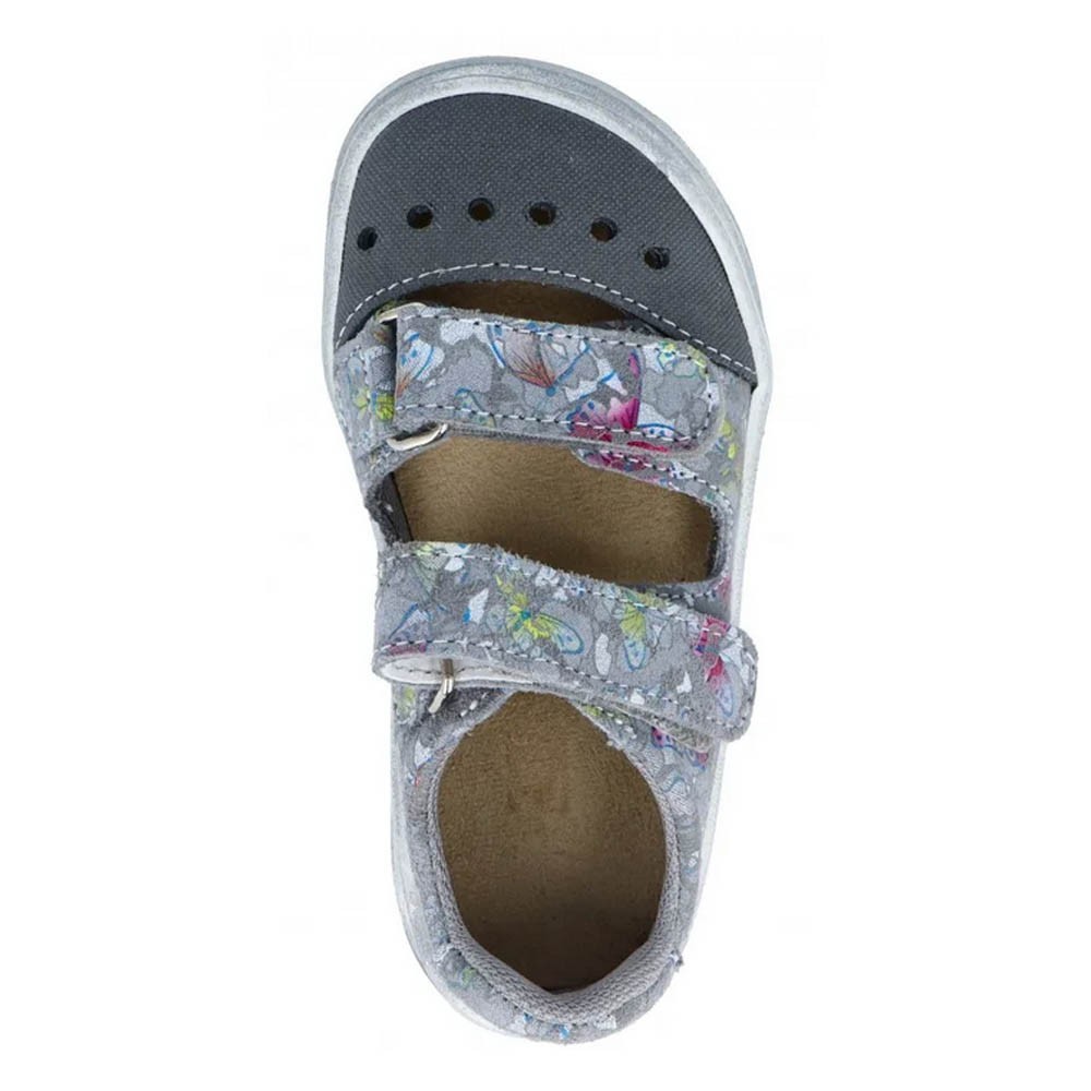 Sandalias barefoot Jonap Fella Gris Mariposas