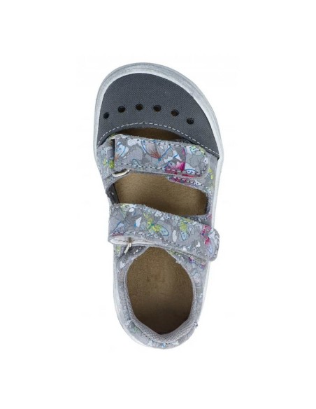 Sandalias barefoot Jonap Fella Gris Mariposas