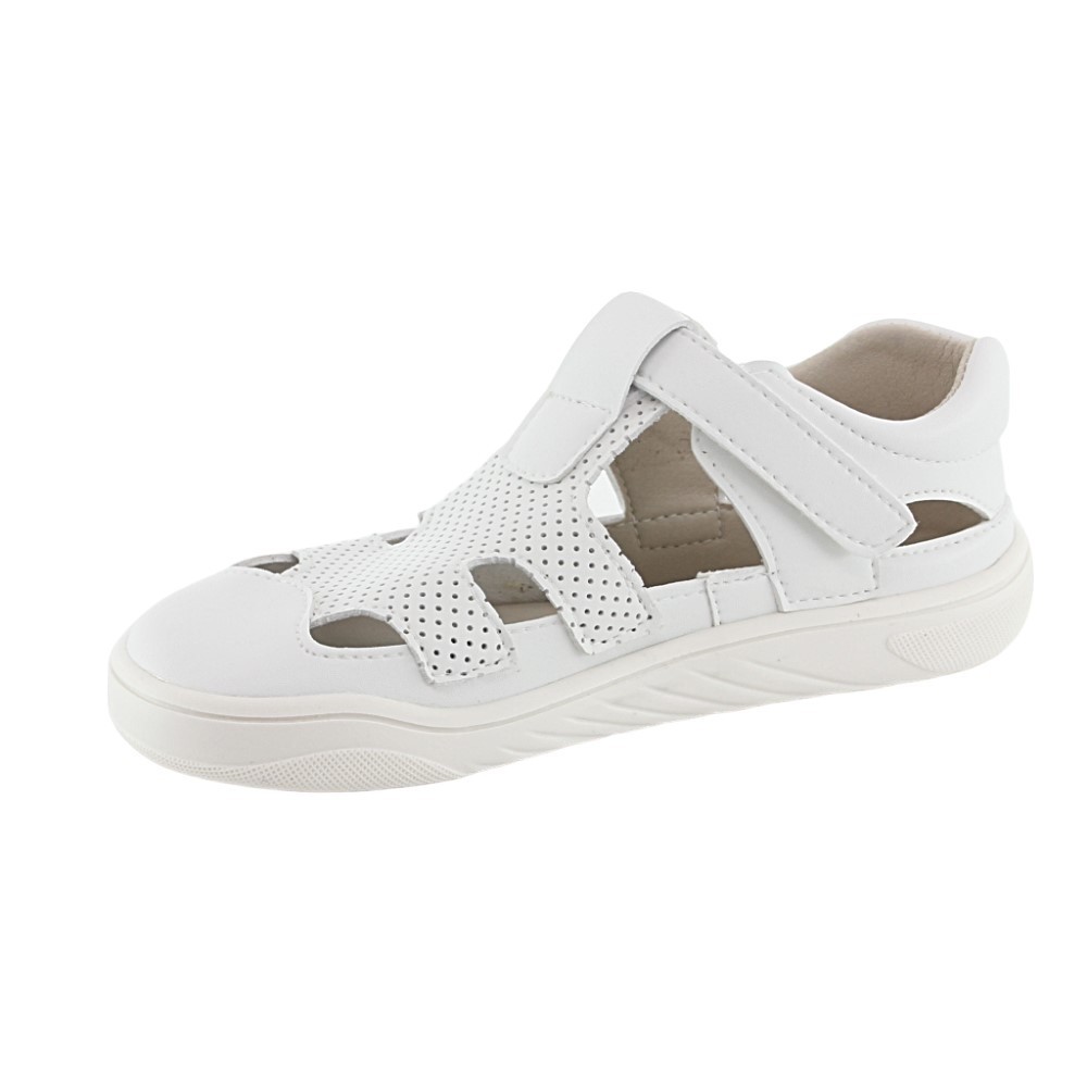 Sandalias respetuosas cerradas Piruflex Microperforado Blanco