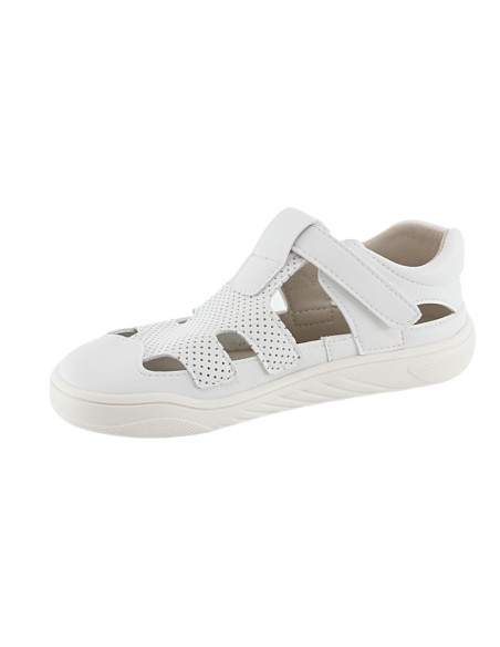 Sandalias respetuosas cerradas Piruflex Microperforado Blanco