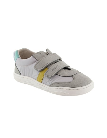 Zapatos barefoot Piruflex PF174-6 Gris claro Amarillo
