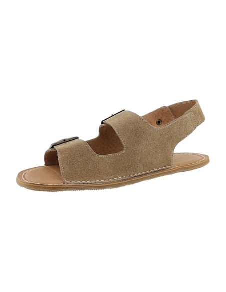 Sandalias barefoot Boston Lamine Serraje Marrón