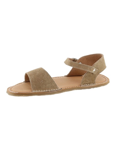 Sandalias barefoot Boston Aitana Serraje Marrón
