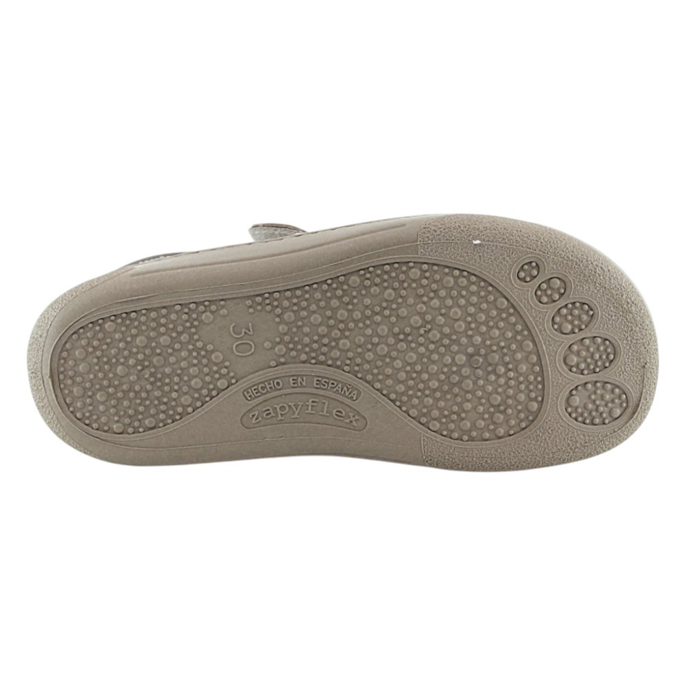 Zapatos barefoot ZapyFlex Dpto estrella Taupe