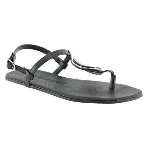 Sandalias barefoot 1566 Negro detalle