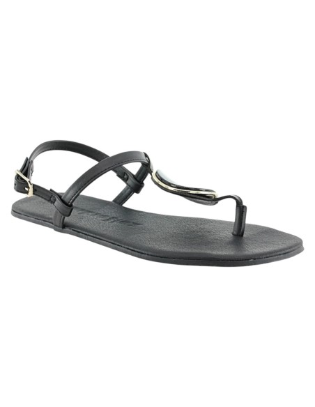 Sandalias barefoot 1566 Negro detalle