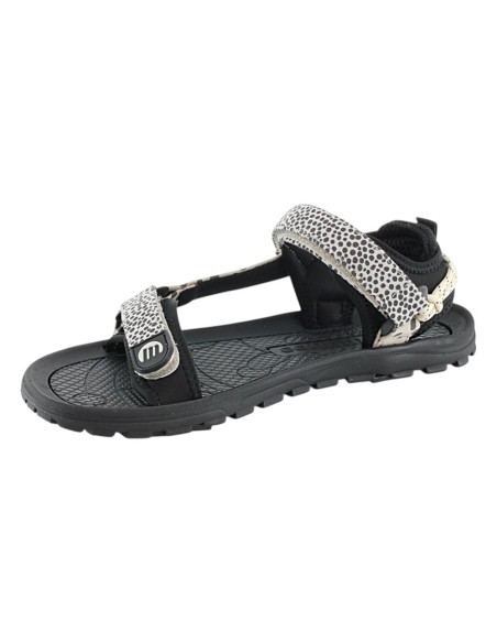 Sandalias barefoot Mustang Free Solana Water free Negro-Blanco