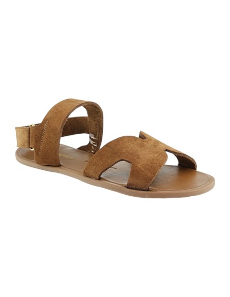 Sandalias barefoot Groundies Juno Caramel