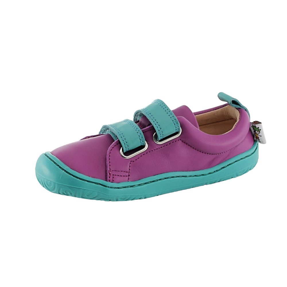 Zapatos respetuosos Poppis Nono Piel Bouganville Fucsia