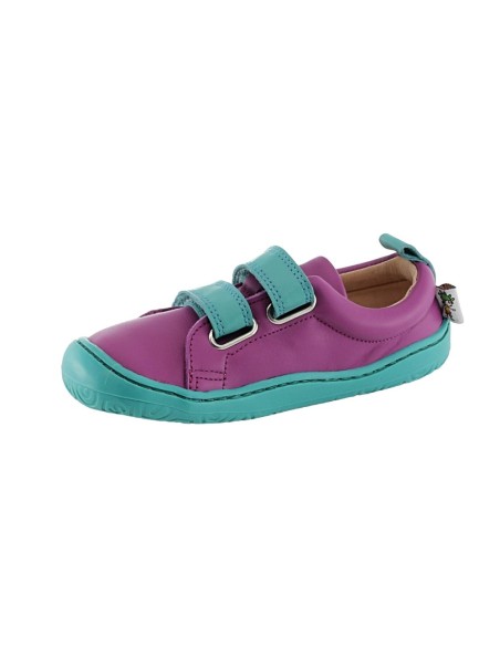 Zapatos respetuosos Poppis Nono Piel Bouganville Fucsia