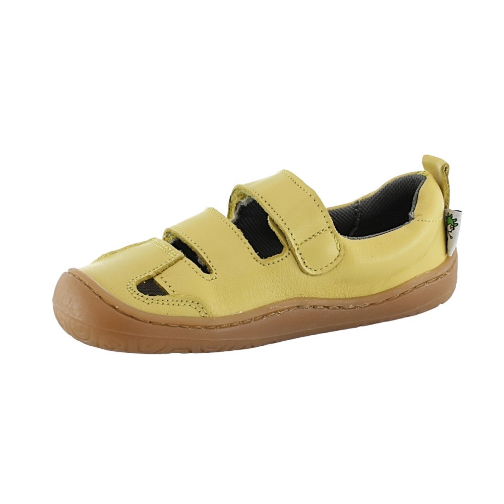 Sandalias Poppis Somer Amarillo Piel