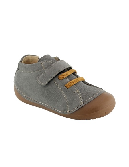 Zapatos respetuosos Andanines Gatea Flex Gris-Mostaza