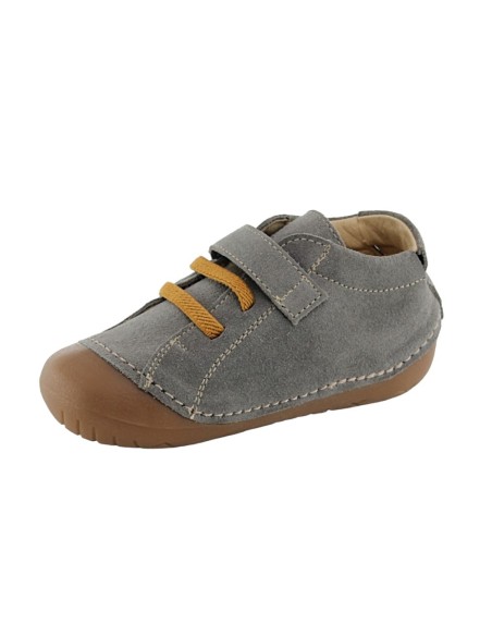 Zapatos respetuosos Andanines Gatea Flex Gris-Mostaza