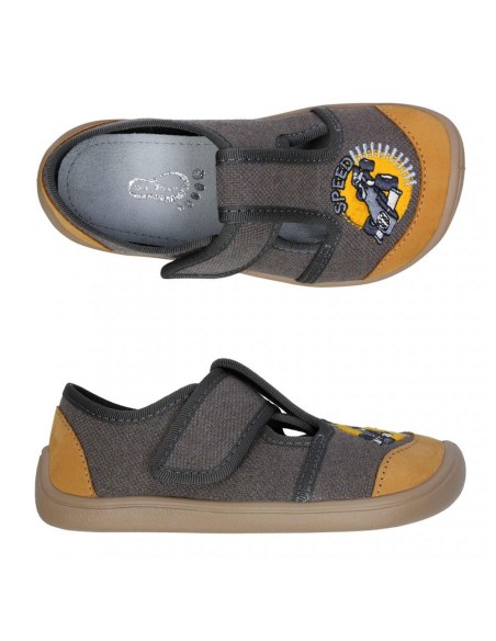 Zapatillas barefoot abiertas Bar3foot Elf Nevada Marrón Coche