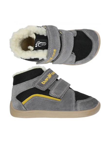 Botines Bar3Foot Elf Utah Wooly Hydro Gris