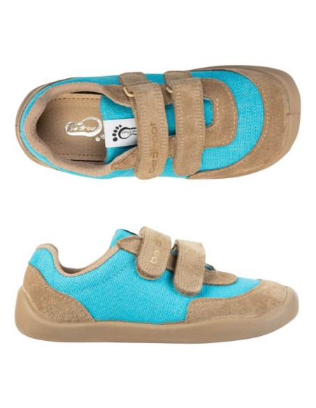 Zapatillas de lona Bar3foot Ohio Turquesa suela SMILE