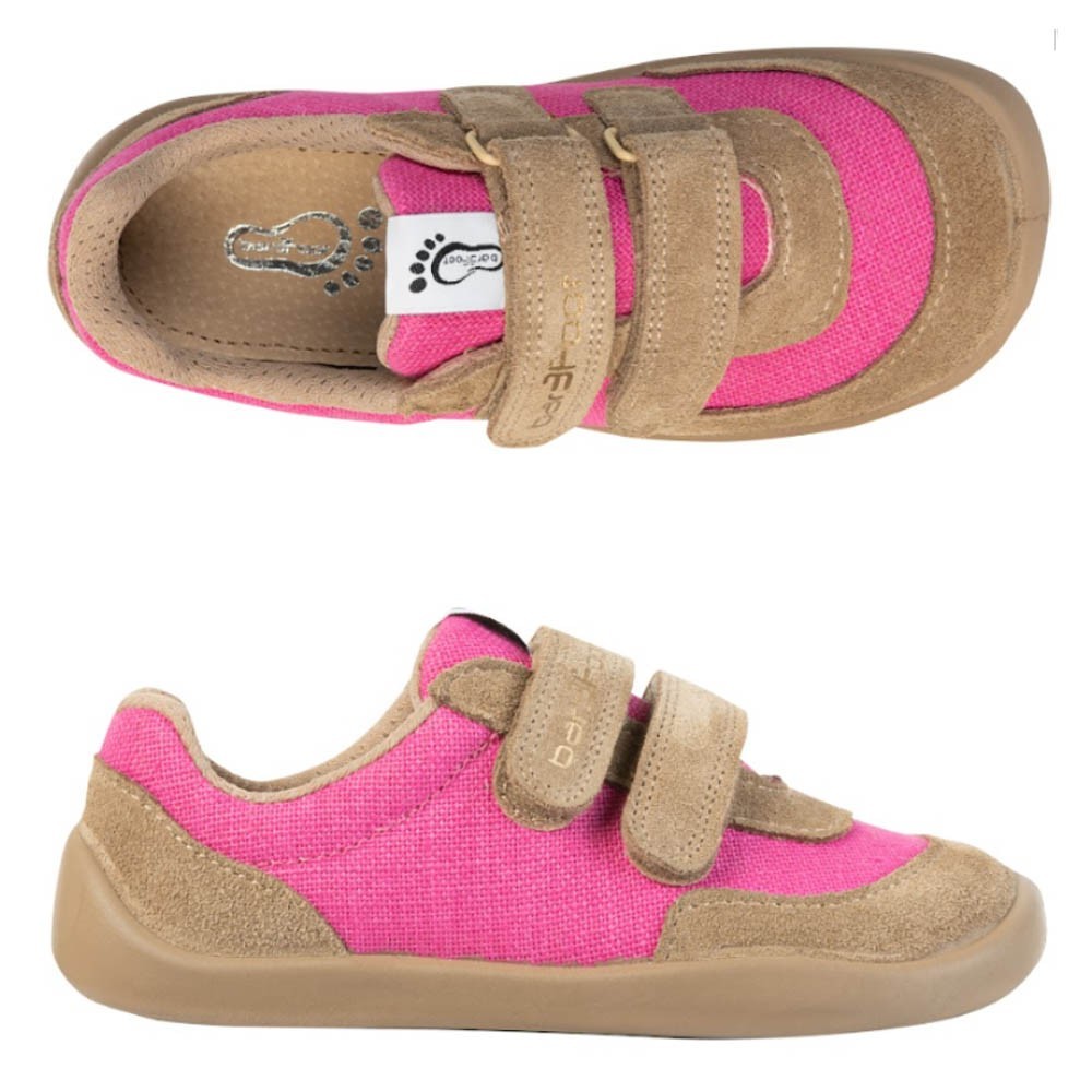 Zapatillas de lona Bar3foot Ohio Fucsia suela SMILE