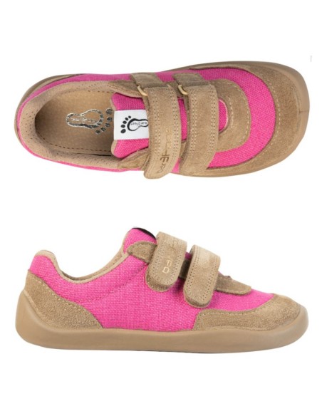 Zapatillas de lona Bar3foot Ohio Fucsia suela SMILE